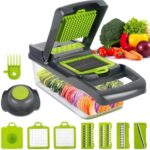 16‑Piece Multifunctional Vegetable Cutter & Slicer Set