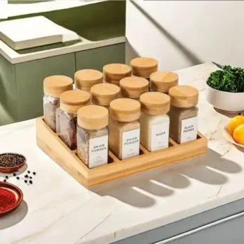 12pcs Spice Jar Set with Labels and Pen 2